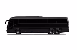Coach bus in our Beverly limousine service fleet
