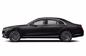 Mercedes S-Class sedan in our Beverly limousine service fleet